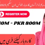 CM Punjab Maryam Nawaz Asaan Karobar Finance Loan Scheme 2025