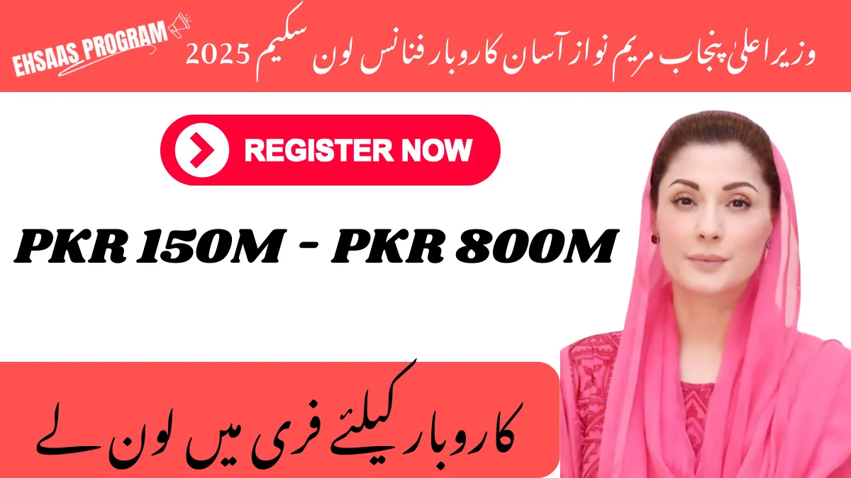 CM Punjab Maryam Nawaz Asaan Karobar Finance Loan Scheme 2025