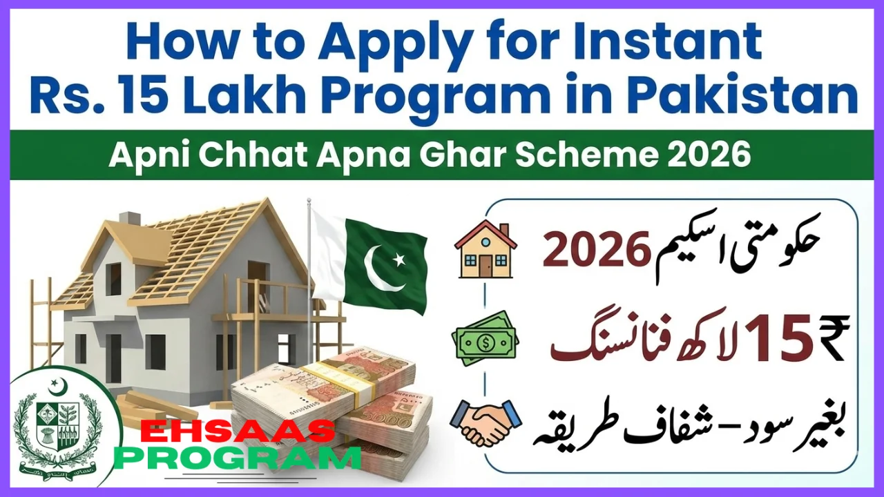How to Apply for Instant Rs. 15 Lakh Program in Pakistan