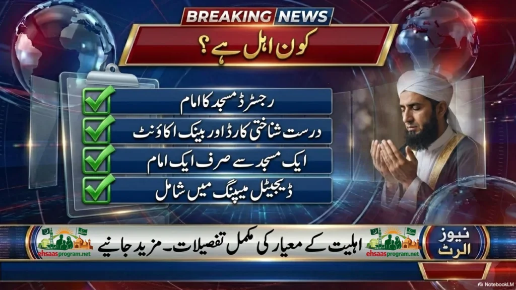 CM Punjab Honorarium Cards for Imam Masjid