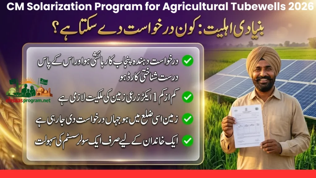 Farmers’ Eligibility Criteria